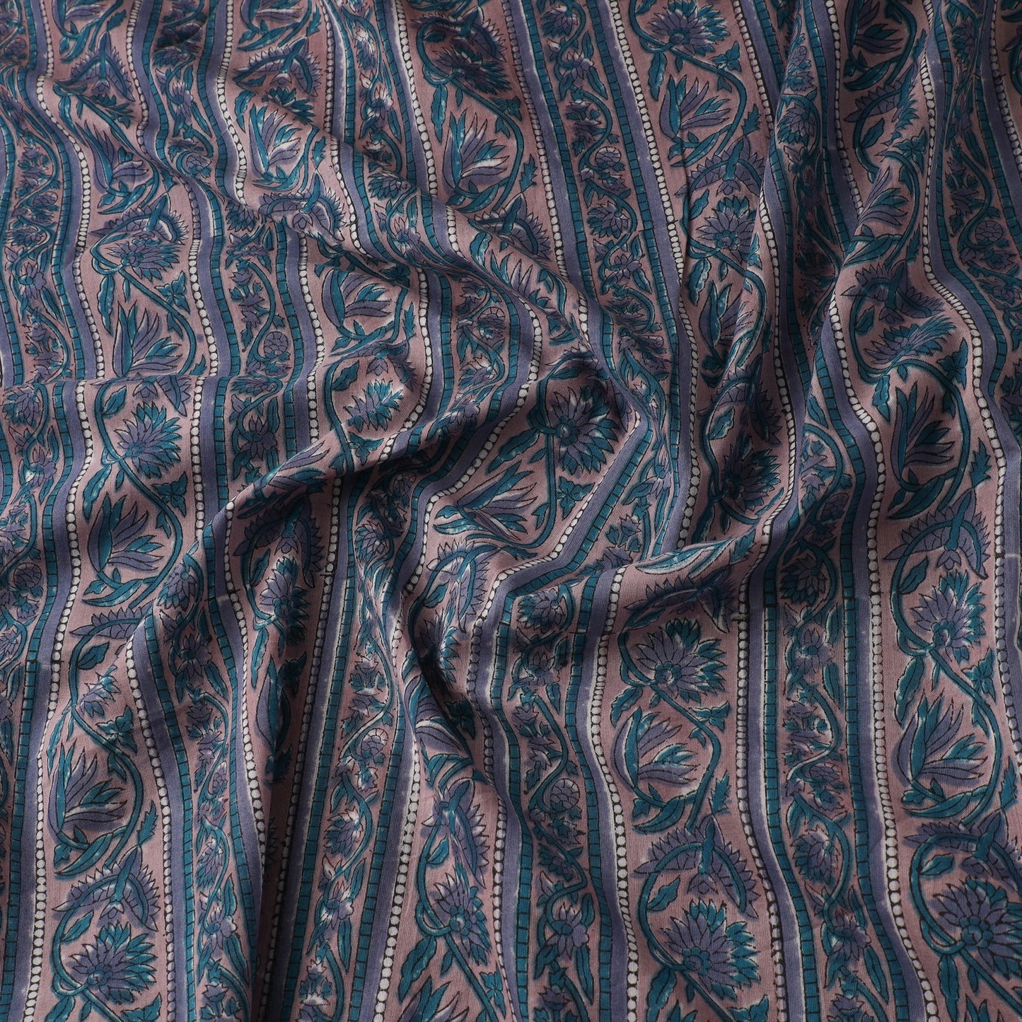 Sanganeri Block Print Cotton Fabric