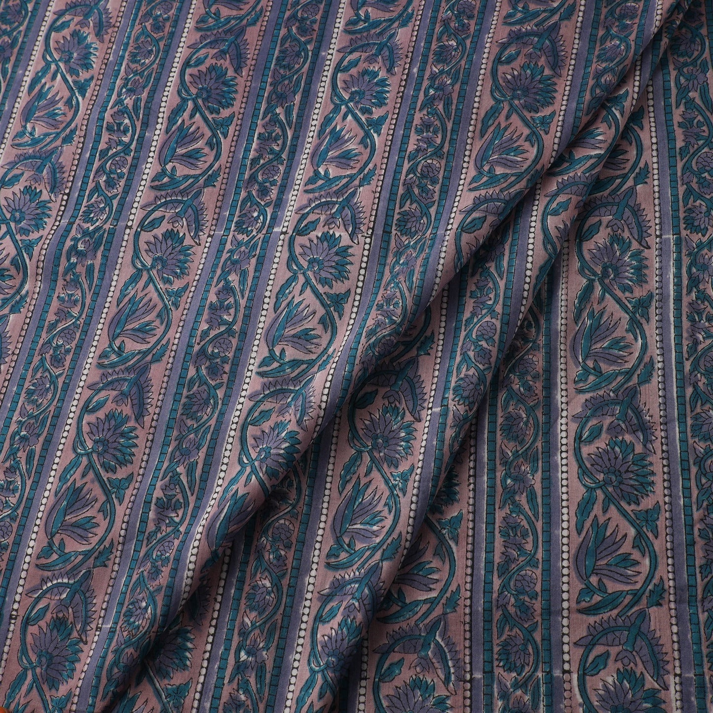 Sanganeri Block Print Cotton Fabric