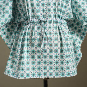Sanganeri Block Print Cotton Kaftan (Short)