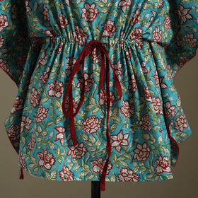 Sanganeri Block Print Cotton Kaftan (Short) 