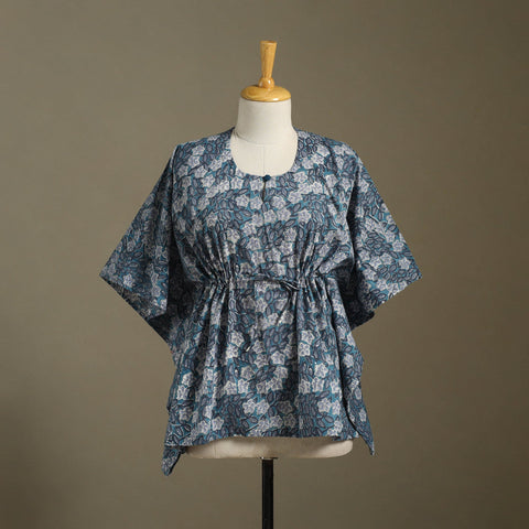 Sanganeri Block Print Cotton Kaftan (Short)