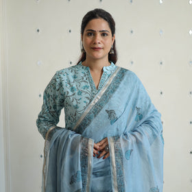 Buy Sanganeri Block Print Suit Set Shop Now Online in India