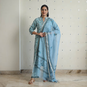 Buy Sanganeri Block Print Suit Set Shop Now Online in India