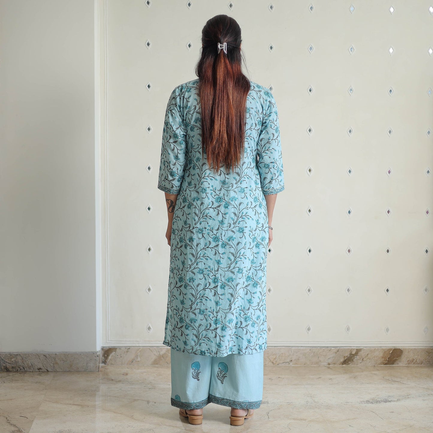 Buy Sanganeri Block Print Suit Set Shop Now Online in India