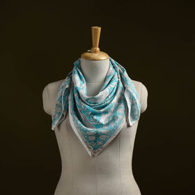 Sanganeri cotton scarf 25 - handcrafted