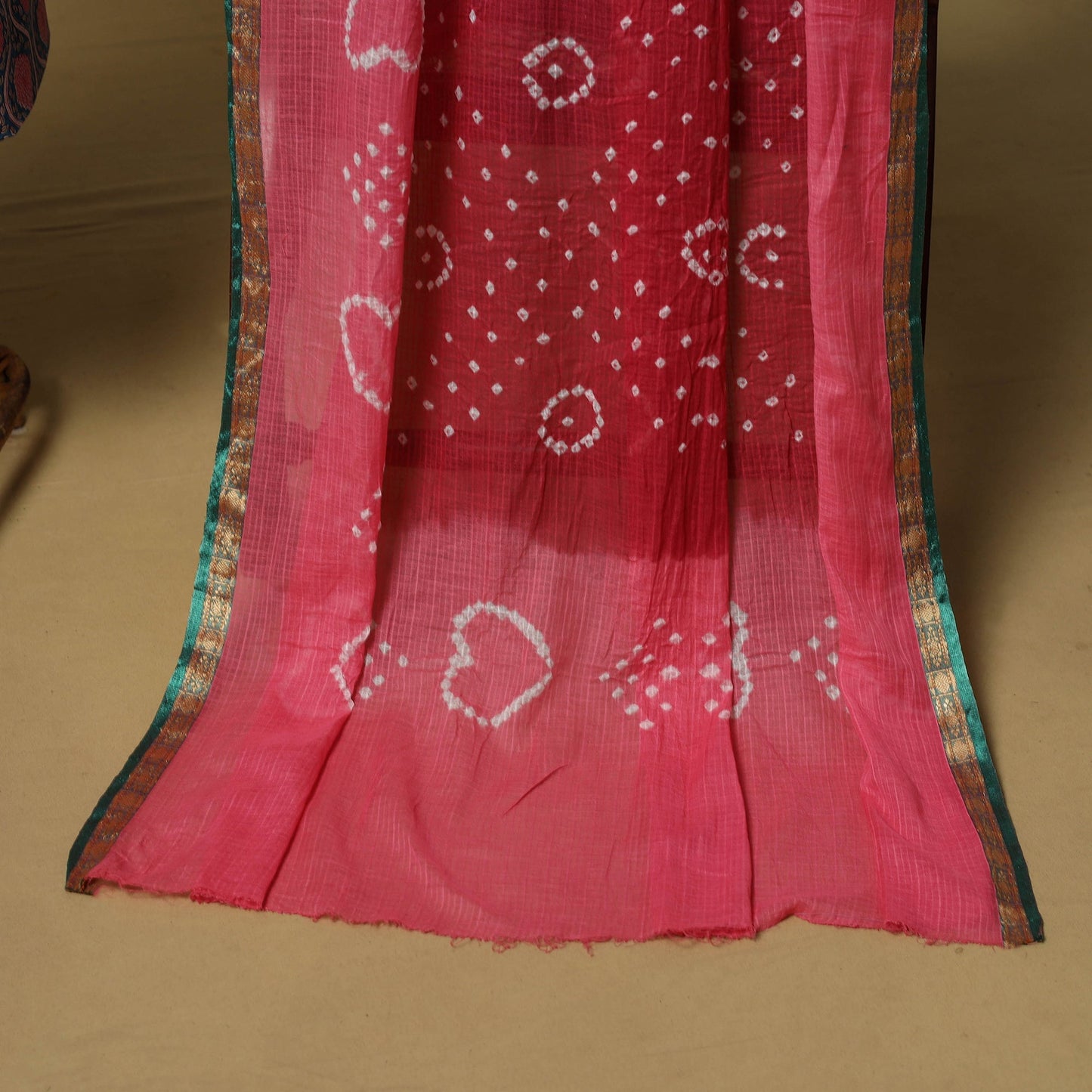 Sanganeri hand block print cotton 2pc unstitched dress