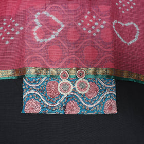 Sanganeri hand block print cotton 2pc unstitched dress