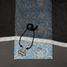 Sanganeri hand cotton 2pc unstitched dress material