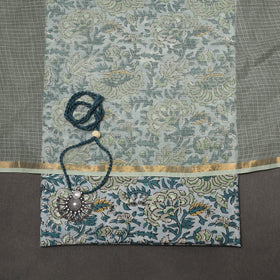 Sanganeri hand cotton 2pc unstitched dress material