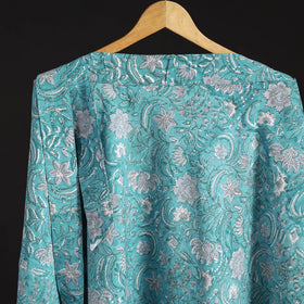 Sanganeri hand cotton wrap around skirt 40 - handcrafted