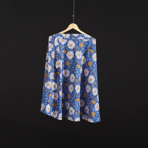 Sanganeri hand cotton wrap around skirt 54 - handcrafted