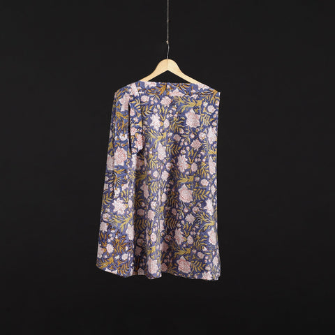 Sanganeri hand cotton wrap around skirt 57 - handcrafted