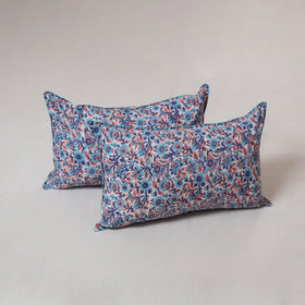 Sanganeri hand block print pillow cover (set of 2) 10