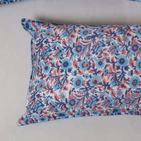 Sanganeri hand block print pillow cover (set of 2) 10