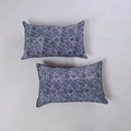 Sanganeri hand block print pillow covers (set of 2) 01