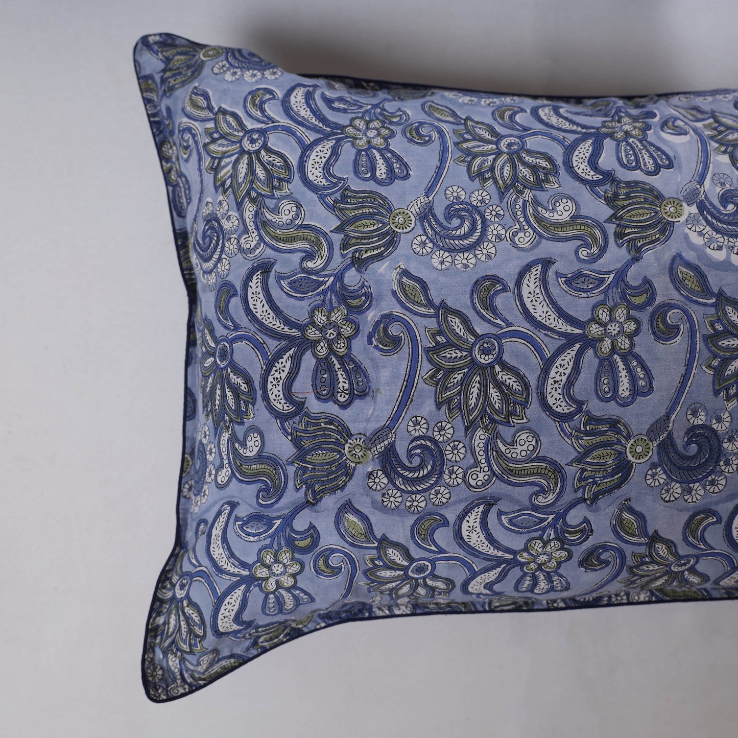 Sanganeri hand block print pillow covers (set of 2) 01