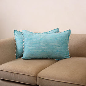 Sanganeri hand pillow covers (set of 2) 40 - handcrafted