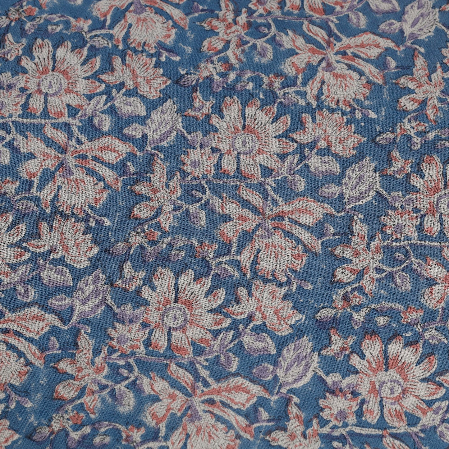 Sanganeri handloom pure wool fabric 03 - handcrafted