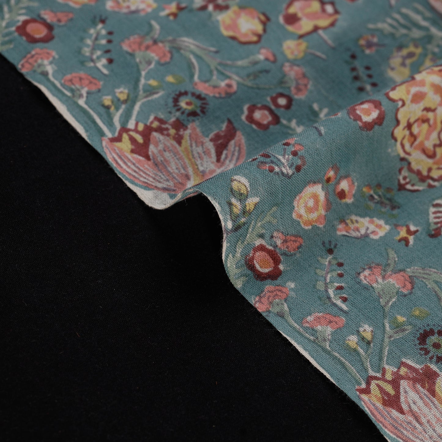 Sanganeri handloom pure wool fabric 07 - handcrafted