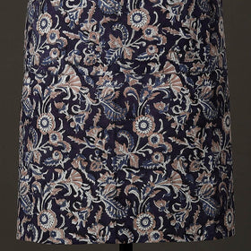 Blue Sanganeri Block Printed Cotton Apron with Pocket 