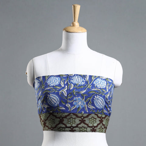 Buy Sanganeri Block Printed Cotton Blouse Piece 