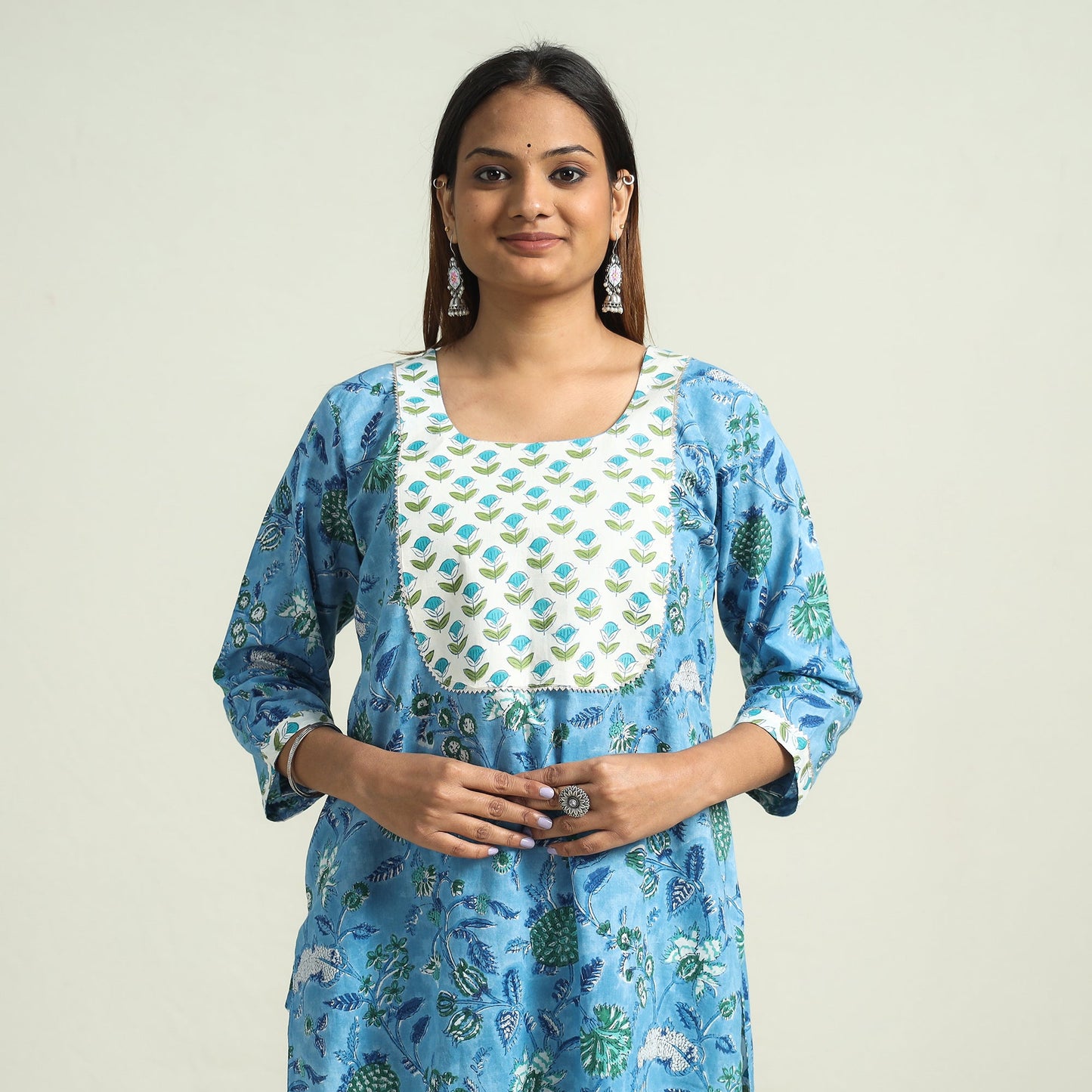 Sanganeri Kurta Set