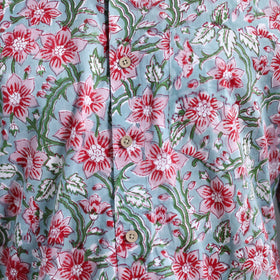  Blue Sanganeri Block Printed Cotton Men Shirt