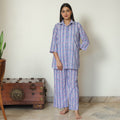 Buy Sanganeri Block Printed Cotton Night Suit Set 15 Online at iTokri.com