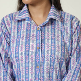 Buy Sanganeri Block Printed Cotton Night Suit Set 15 Online at iTokri.com