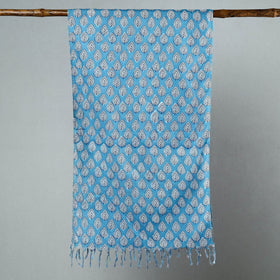 Buy Sanganeri Block Printed Cotton Stole with Tassels 89 Online at iTokri.com