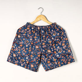 Buy Sanganeri Block Printed Cotton Unisex Boxer/Shorts Online at iTokri.com