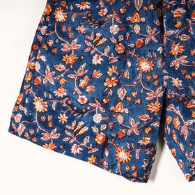 Buy Sanganeri Block Printed Cotton Unisex Boxer/Shorts Online at iTokri.com