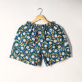  Sanganeri Block Printed Cotton Unisex Boxer/Shorts 