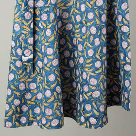  Sanganeri Block Printed Cotton Wrap Around Skirt