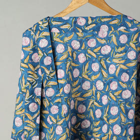  Sanganeri Block Printed Cotton Wrap Around Skirt