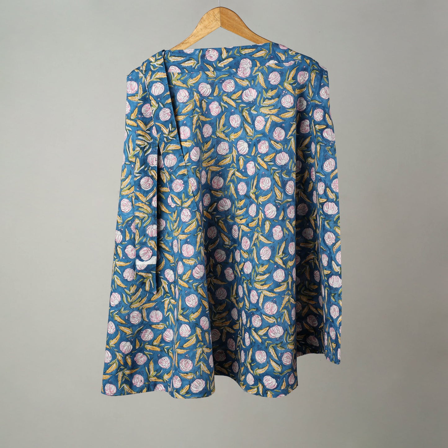  Sanganeri Block Printed Cotton Wrap Around Skirt