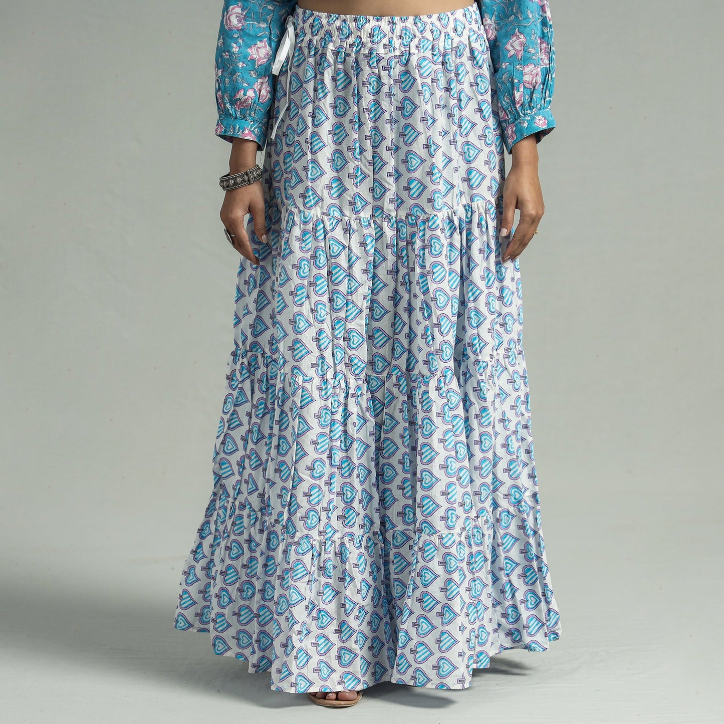 sanganeri long skirt 