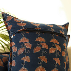 Blue - set of 2 cotton pillow covers 07 - handcrafted