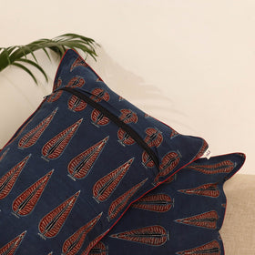 Blue - set of 2 hand pillow covers 24 - handcrafted