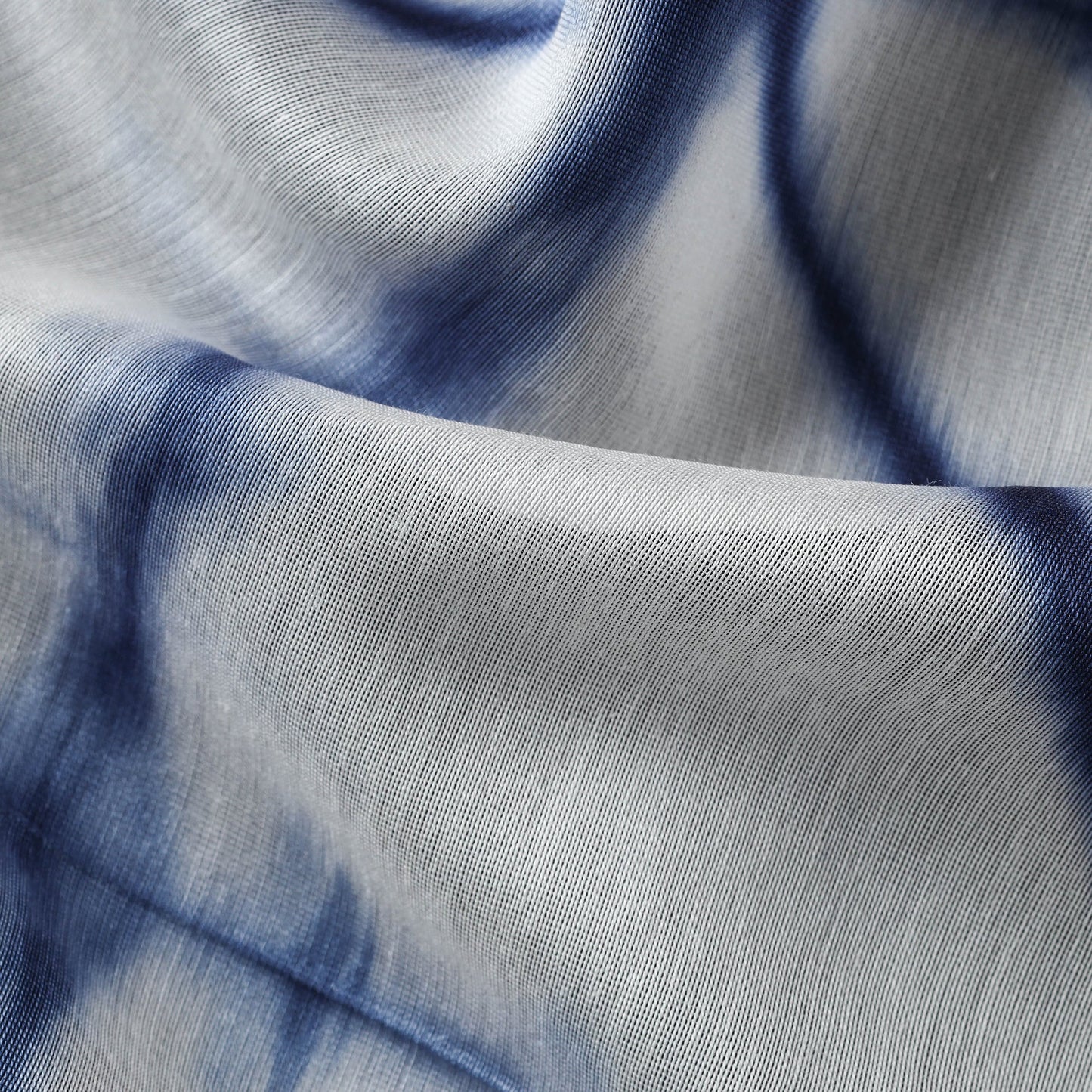  Shibori Tie-Dye Chanderi Silk Handloom Fabric 