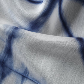  Shibori Tie-Dye Chanderi Silk Handloom Fabric 