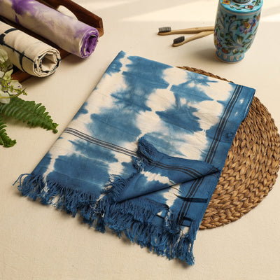  Shibori Tie-dye Cotton Bath Towel 