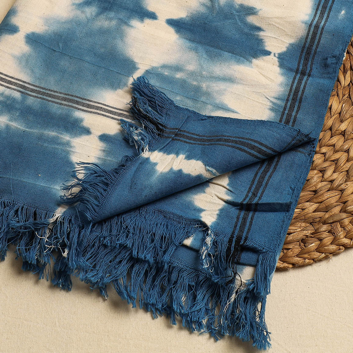  Shibori Tie-dye Cotton Bath Towel 