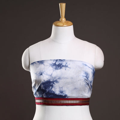 Buy Shibori Tie-Dye Cotton Blouse Piece 