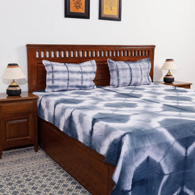 Buy Tie & Dye Cotton Double Shibori Bed Sheet Set