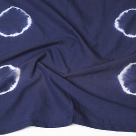 Blue - Shibori Tie-Dye Cotton Scarf