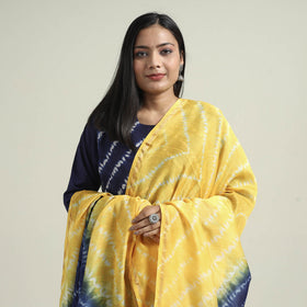 Shibori Kurta with Palazzo & Dupatta Set
