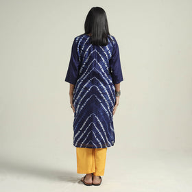 Shibori Kurta with Palazzo & Dupatta Set
