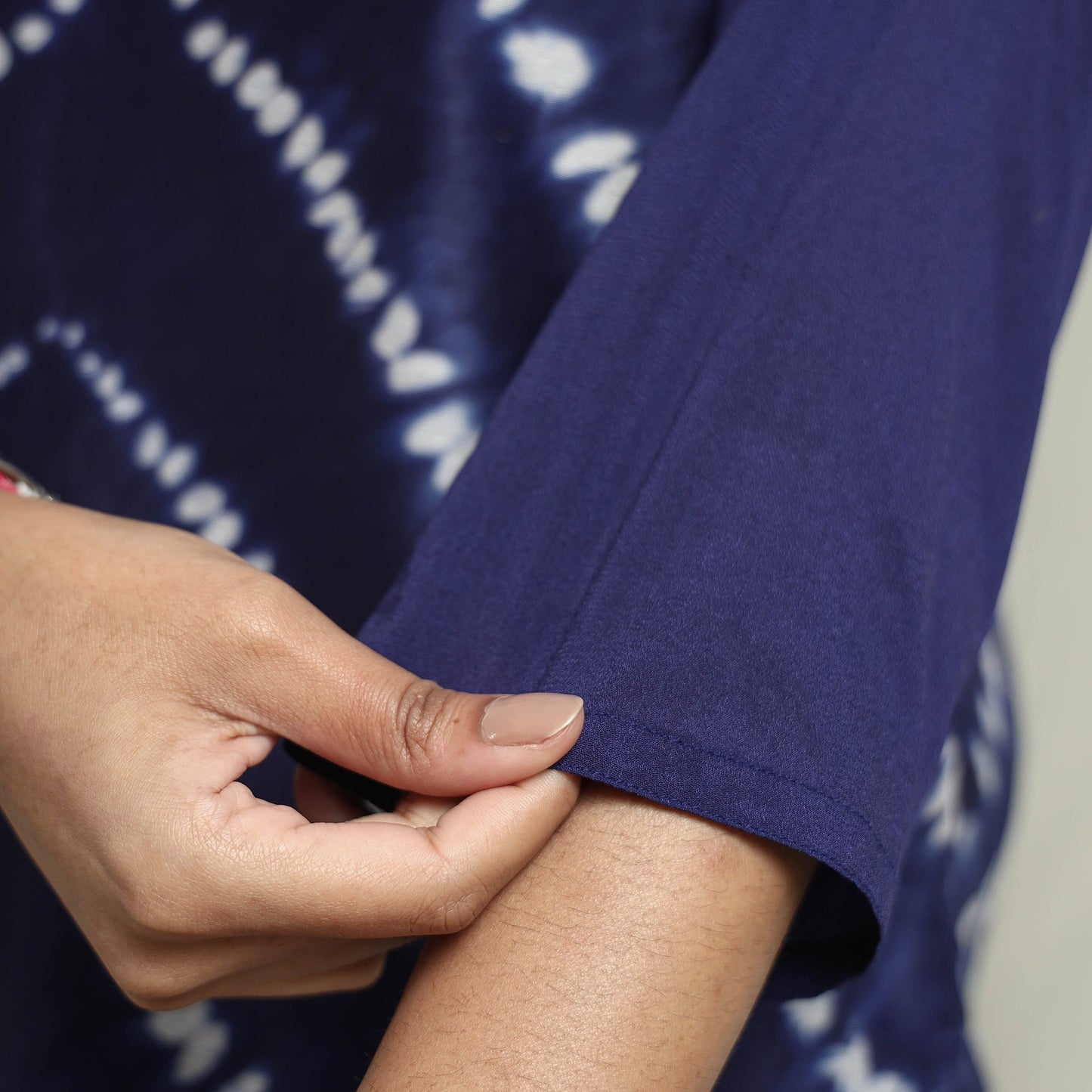 Shibori Kurta with Palazzo & Dupatta Set
