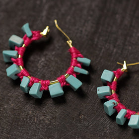 Buy Shivani Handmade Thread & Stone Work Earrings 19 Online at iTokri.com